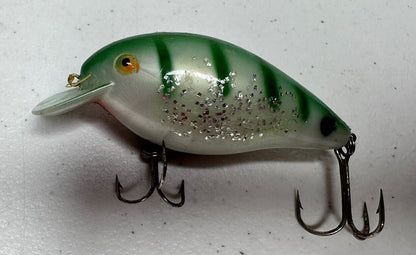 Vintage Cordell Big O Crankbait Fishing Lure 3" - Green Pearl Shad Collectible - TreasuTiques