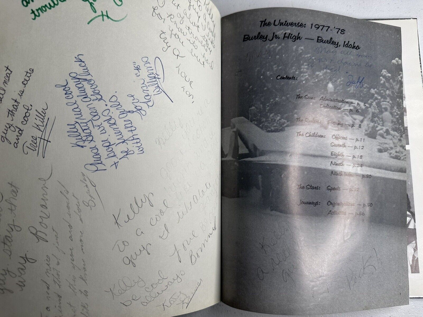 Vintage 1978 Bobcat High School Yearbook - Signed & Preserved Collectible - TreasuTiques