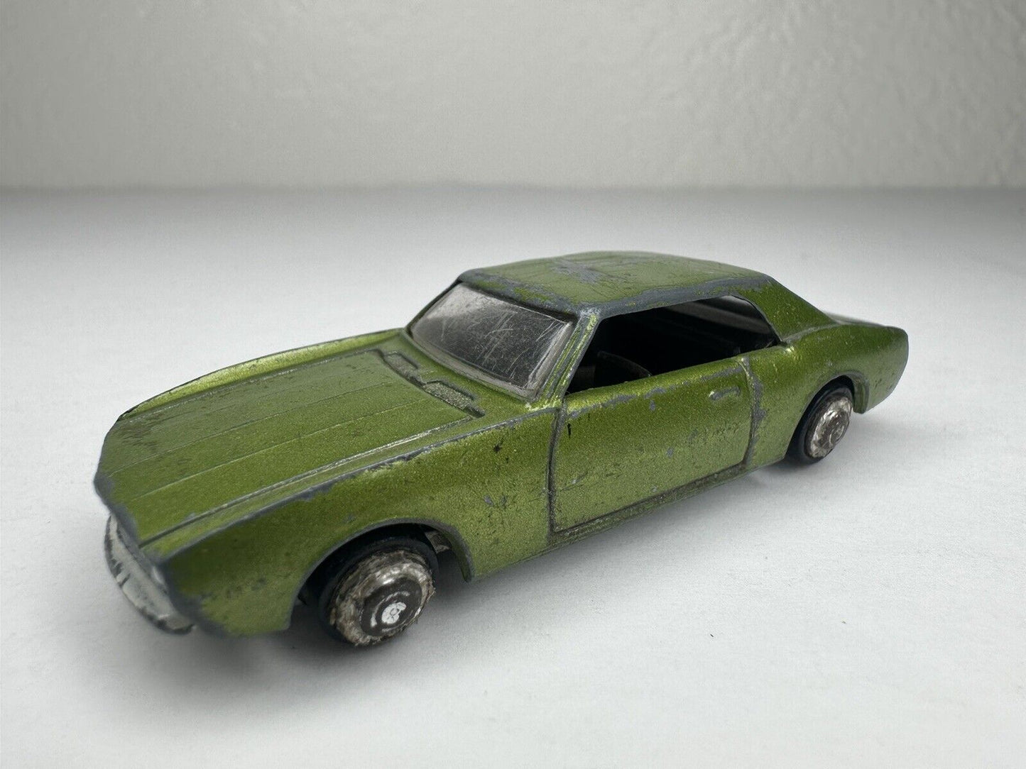 Vintage Playart Green Chevrolet Camaro SS Diecast Car - Classic Collectible from Hong Kong - TreasuTiques