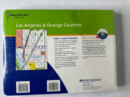 Thomas Guide 2005 Los Angeles & Orange County Street Atlas | New & Sealed Map Book - TreasuTiques