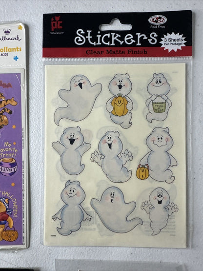 Complete Vintage Halloween Sticker Pack Lot – Disney, Mrs. Grossman's, Sealed & Opened Mixed Sheets - TreasuTiques