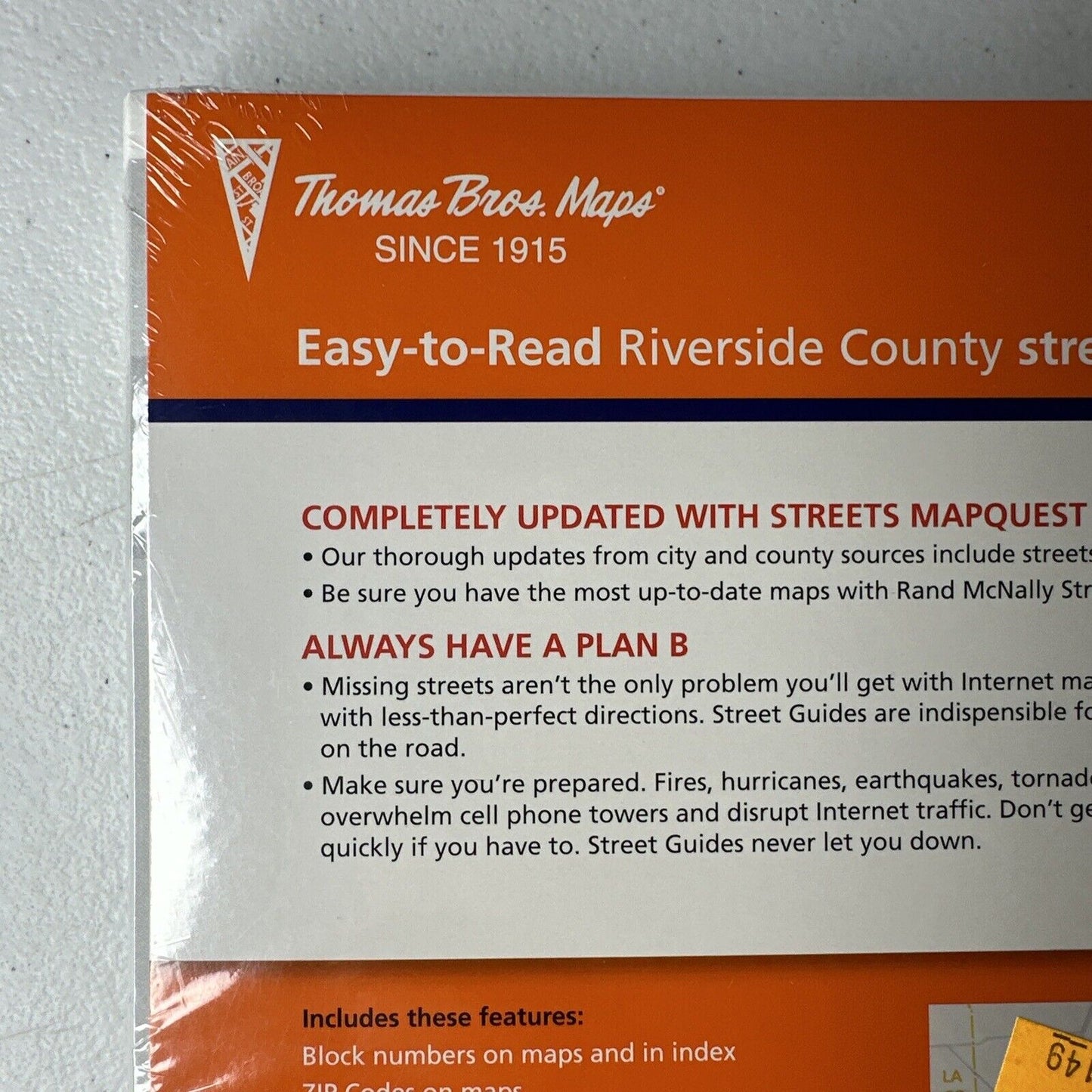 2009 Thomas Guide Riverside County Street Guide - Easy-to-Read, Sealed Maps, Large Format, More Accurate Than MapQuest - TreasuTiques