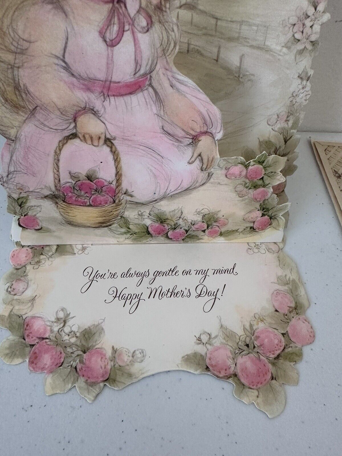 Vintage Charm Set of 4 Greeting Cards from the 60s and 70s - Valentine's Day, St. Patrick's Day, & New Baby - TreasuTiques