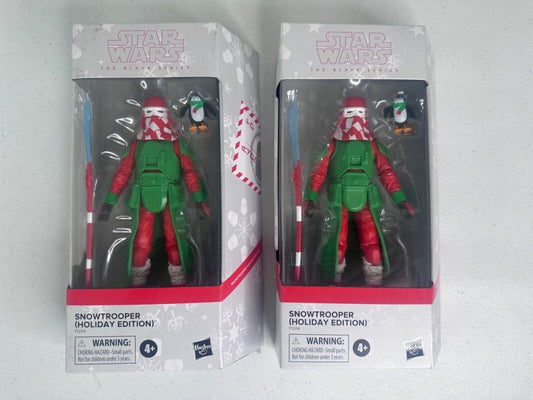 Star Wars Black Series 6" Snowtrooper Holiday Edition Action Figure - Collectible Christmas Decor - TreasuTiques