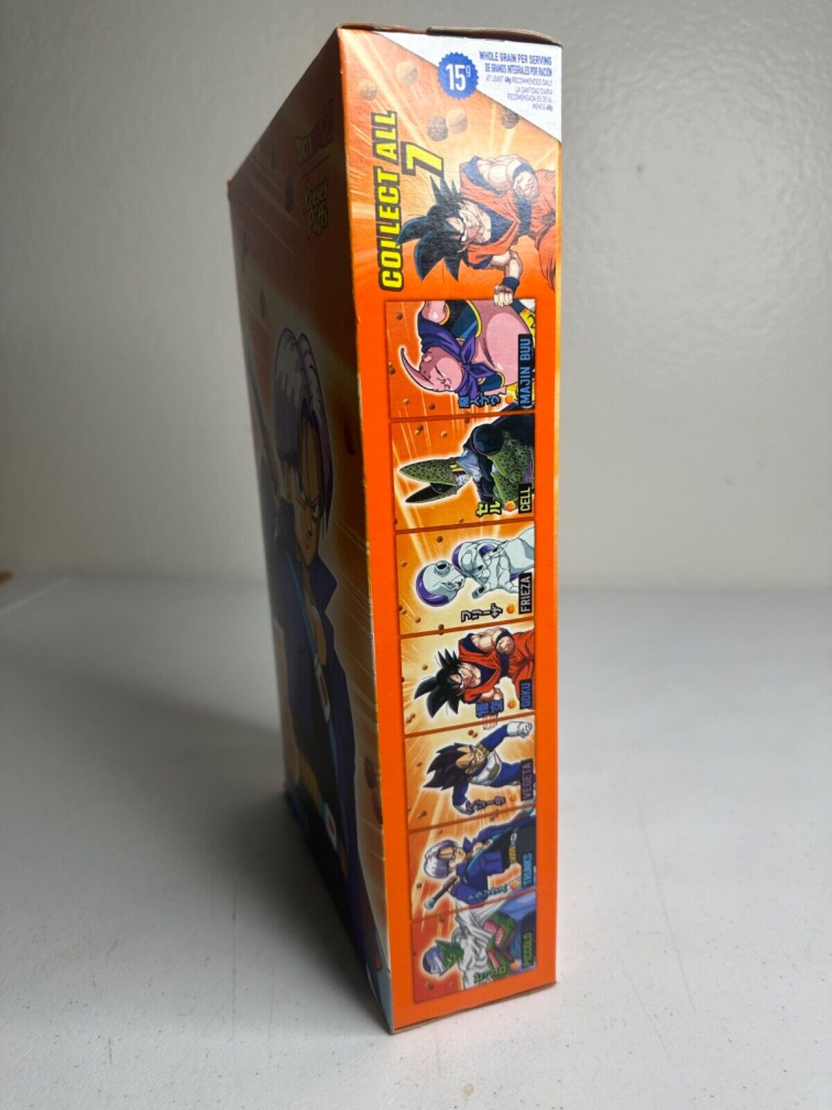 General Mills Reese's Puffs - Dragon Ball Z Limited Edition Collectible Cereal Box (Family Size) - TreasuTiques