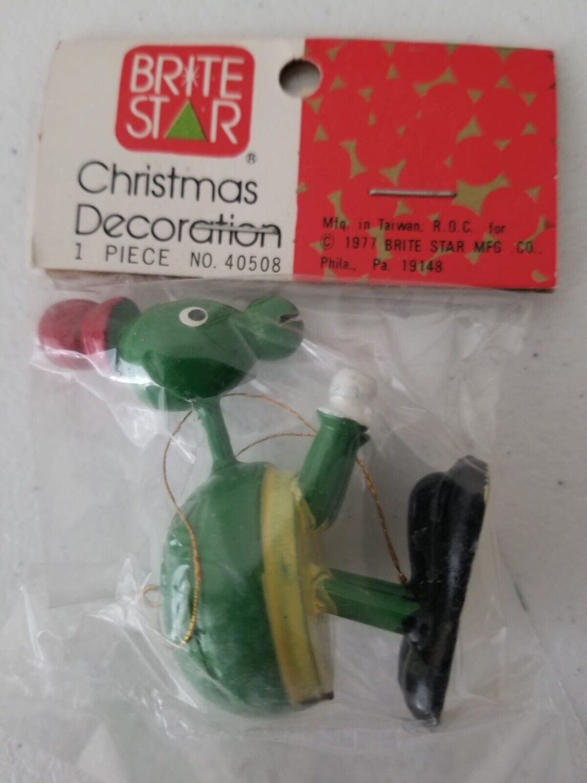 Vintage Sealed Christmas Elf Figurine Ornaments from Taiwan - Retro Holiday Decor Set - TreasuTiques