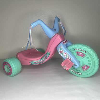 Rare 1975 Princess Edition Big Wheel 16" Tricycle - Retro Kids Toy in Pink and Blue - TreasuTiques