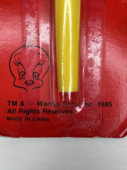 Vintage 1985 Looney Tunes Tweety Bird Pen - Sealed Warner Bros Collectible, Rare Find - TreasuTiques