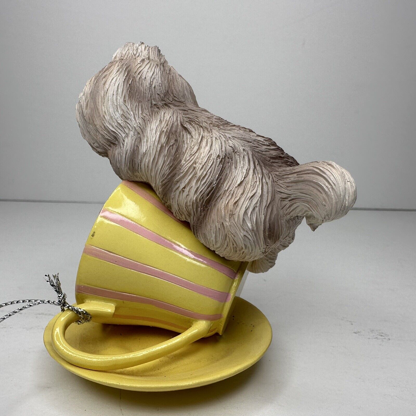 Hamilton Collection Shih Tzu Teacup - Dog Figurine Collectible "Tea-riffically Merry Personalitea" - TreasuTiques