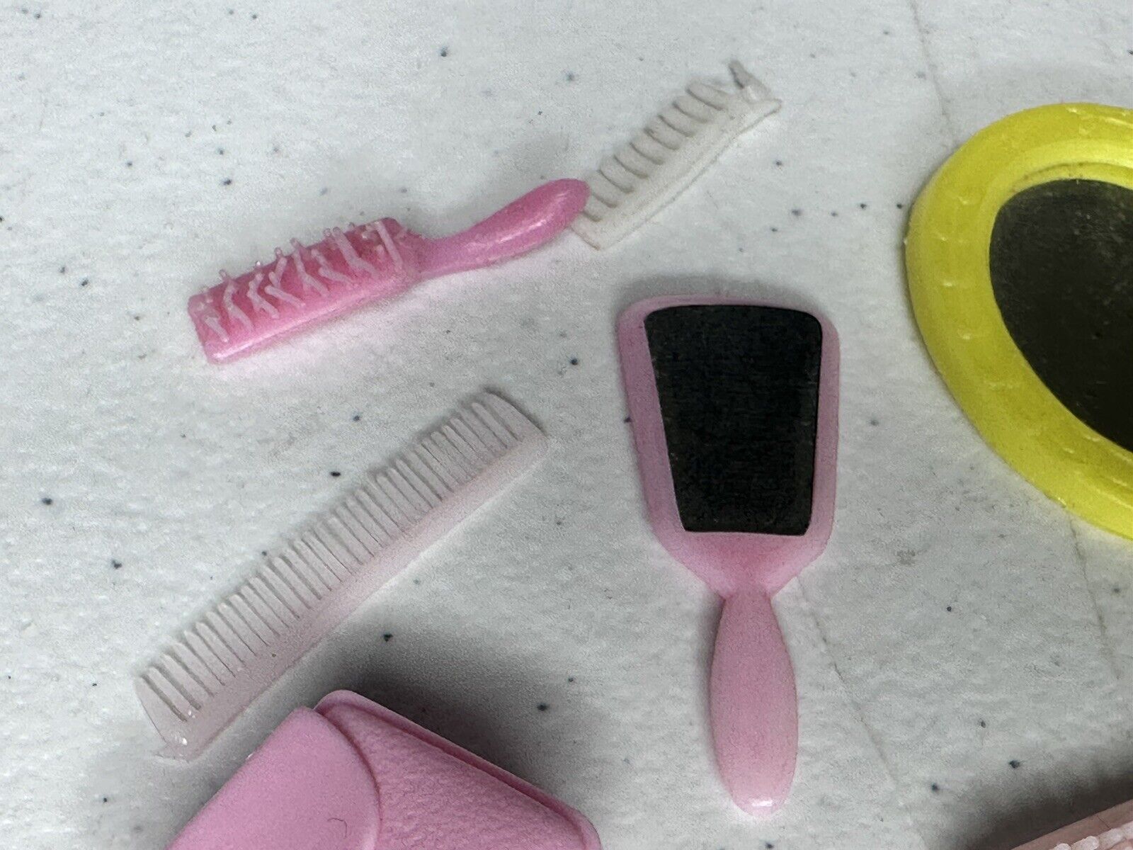 Vintage 1970s Barbie Accessory Set - Sweet Dreams #3350 - Pink Mirror, Brush, Comb & More - TreasuTiques