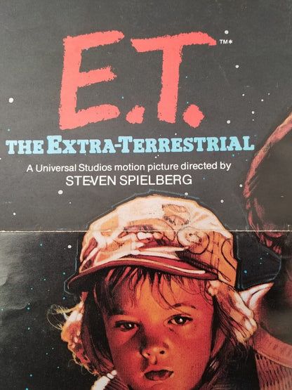Vintage 1982 E.T. The Extra-Terrestrial Speak & Spell Texas Instruments Poster - Rare Collectible - TreasuTiques