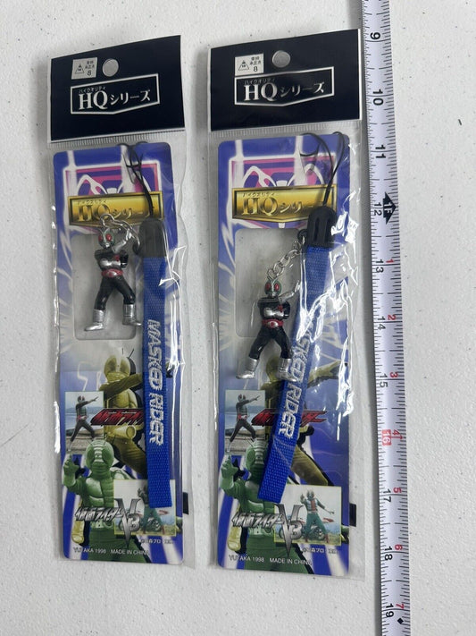 New Collectible Masked Rider Phone Straps - Sealed 90s Retro Anime Accessories - TreasuTiques