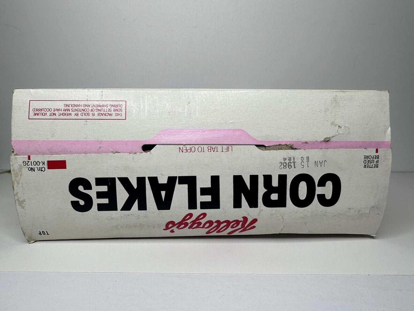 Rare Vintage Kellogg's 75th Anniversary Toasted Corn Flakes Cereal Box with Original Bag (1981) - TreasuTiques