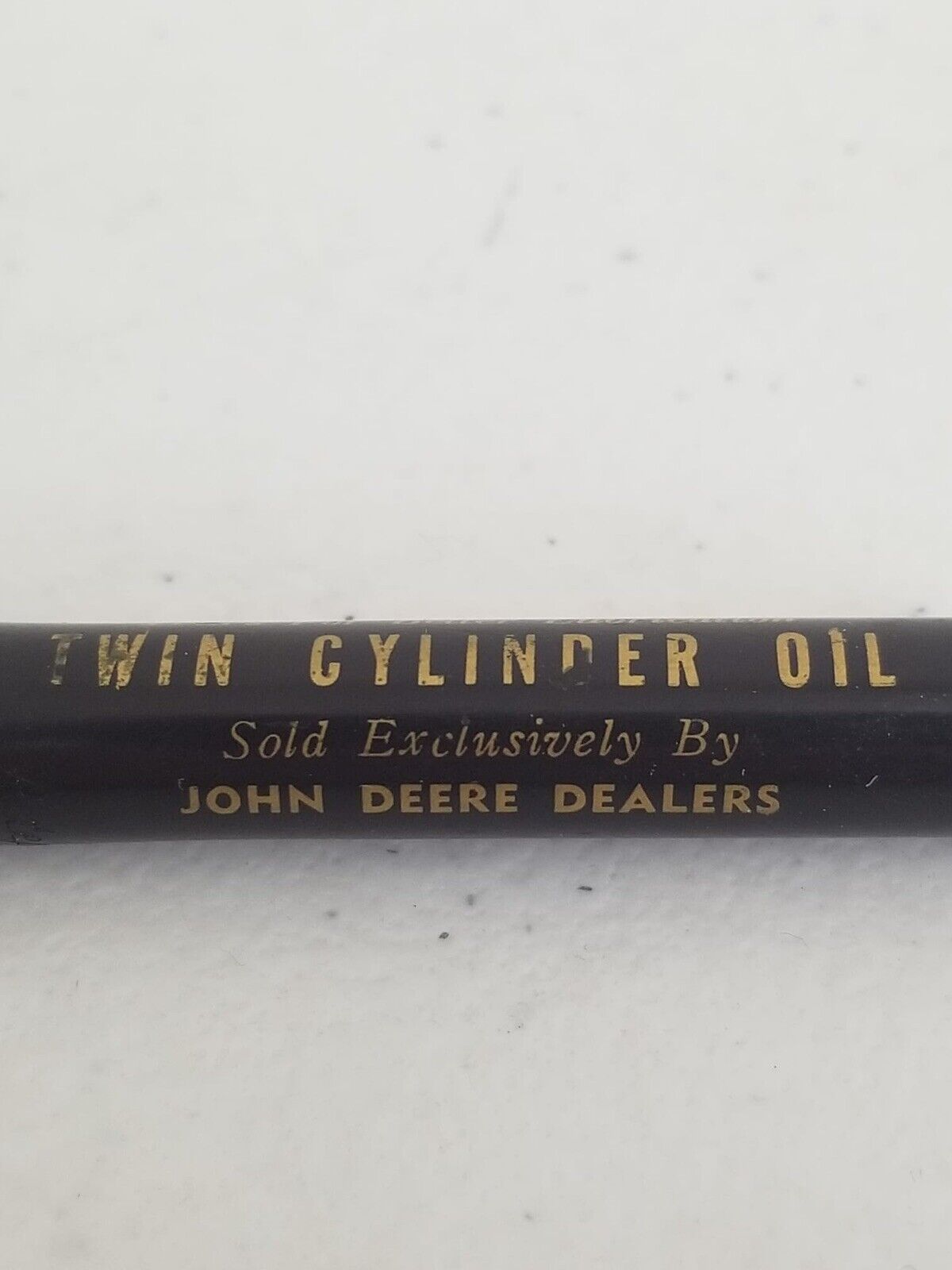 Rare Vintage John Deere Dealers Mechanical Pencil - Collectible Twin Cylinder Oil Advertising Memorabilia - TreasuTiques