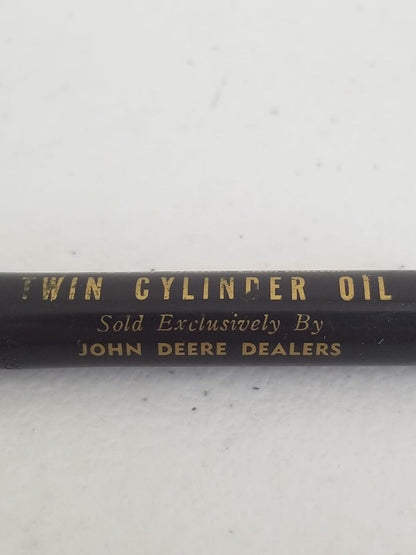 Rare Vintage John Deere Dealers Mechanical Pencil - Collectible Twin Cylinder Oil Advertising Memorabilia - TreasuTiques