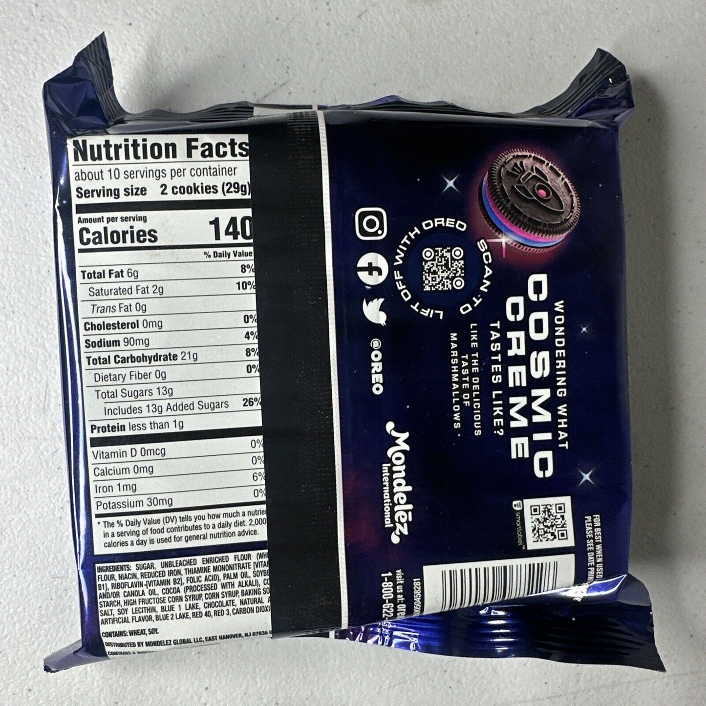 Limited Edition OREO Space Dunk Chocolate Cookies with Popping Candy Cosmic Crème - 10.68oz - TreasuTiques