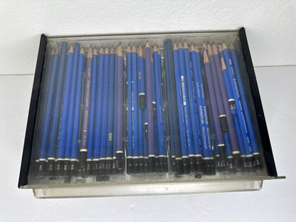 Rare 1960s Vintage Staedtler Pencil Drawer: 170+ Castell Prisma Colors, Blue 70s, and More - TreasuTiques