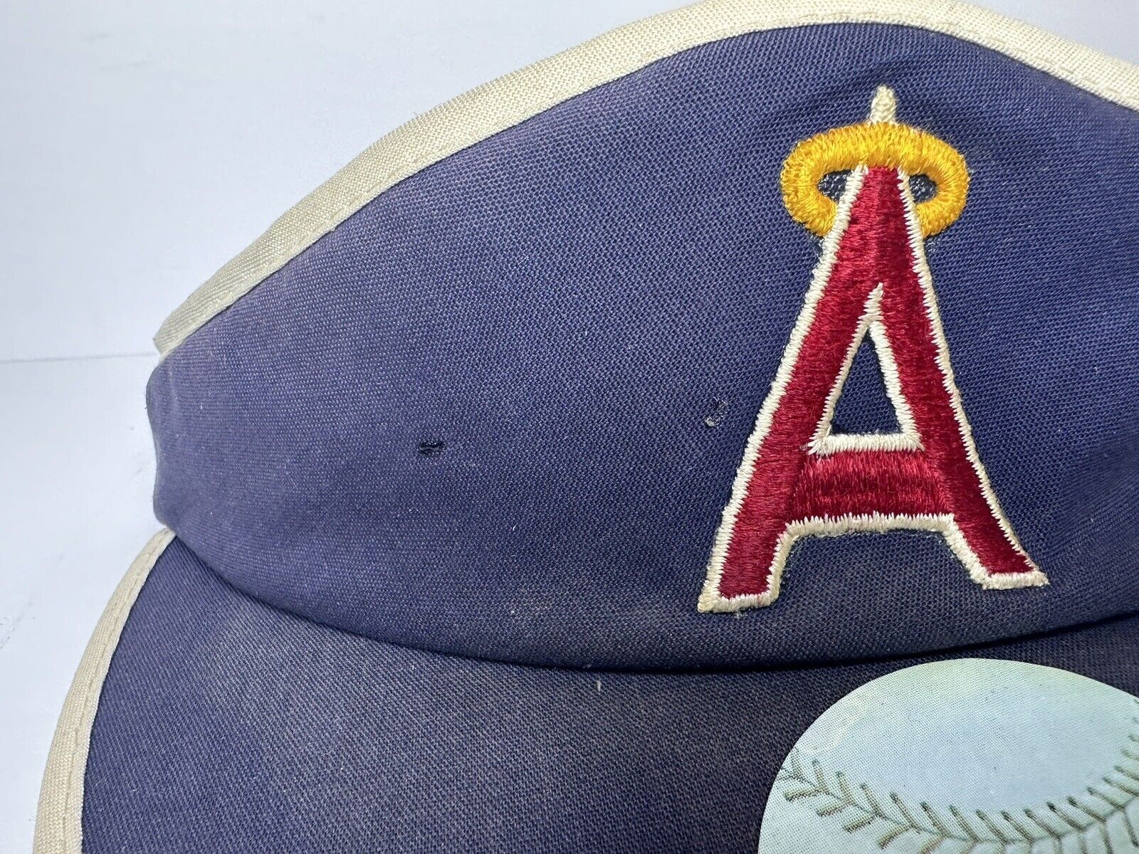 Vintage 1980s Anaheim Angels Baseball Visor - Vintage YA Korea-Made Collectible - TreasuTiques