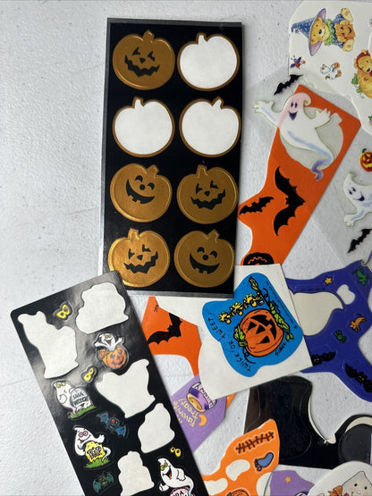 Complete Vintage Halloween Sticker Pack Lot – Disney, Mrs. Grossman's, Sealed & Opened Mixed Sheets - TreasuTiques