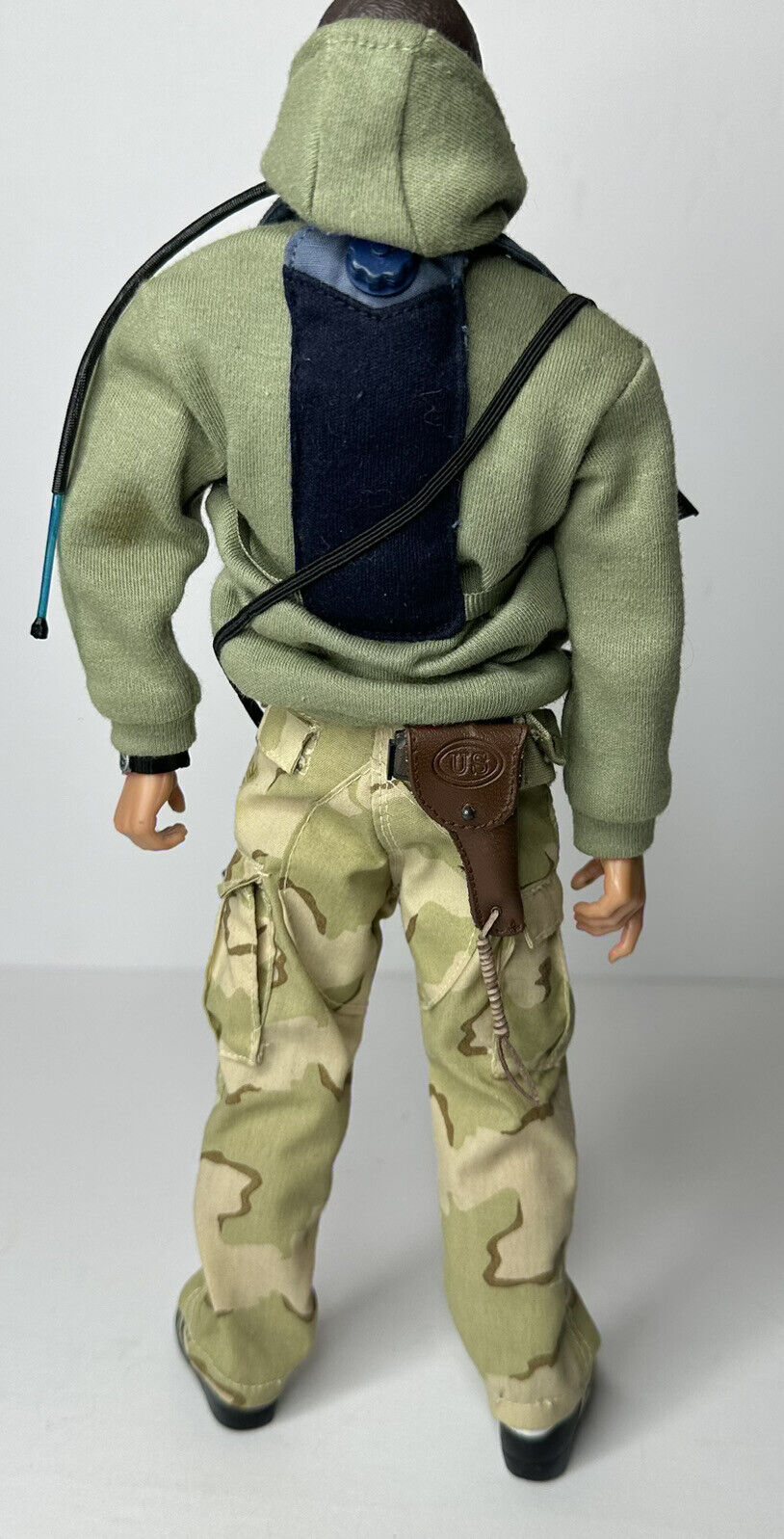 Authentic 1999 WWII Dragon Models 12" US Army Soldier Action Figure with Adidas Shoes - TreasuTiques