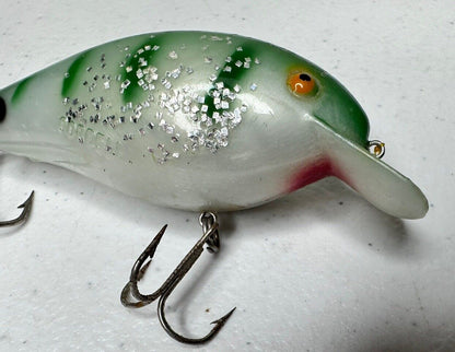 Vintage Cordell Big O Crankbait Fishing Lure 3" - Green Pearl Shad Collectible - TreasuTiques