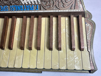 Rare Antique F. Piatanesi Special Deluxe Italian 1930s Piano Accordion - All Original, Untested, 60+ Years in Storage - TreasuTiques