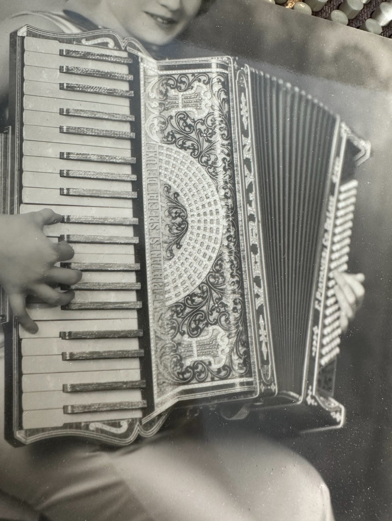 Rare Antique F. Piatanesi Special Deluxe Italian 1930s Piano Accordion - All Original, Untested, 60+ Years in Storage - TreasuTiques