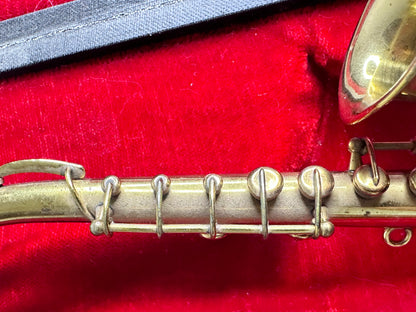 Vintage Miniature Brass Saxophone - Authentic Models Collectible
