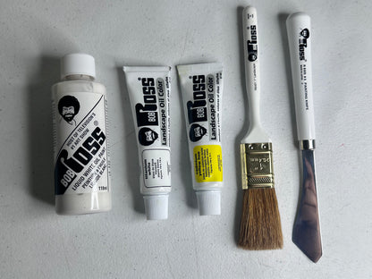 Complete Bob Ross Painting Kit - Oils, Knife, Brush & More