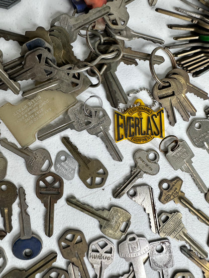 Diverse Collection of Vintage Keys - Ideal for Collectors and Crafts