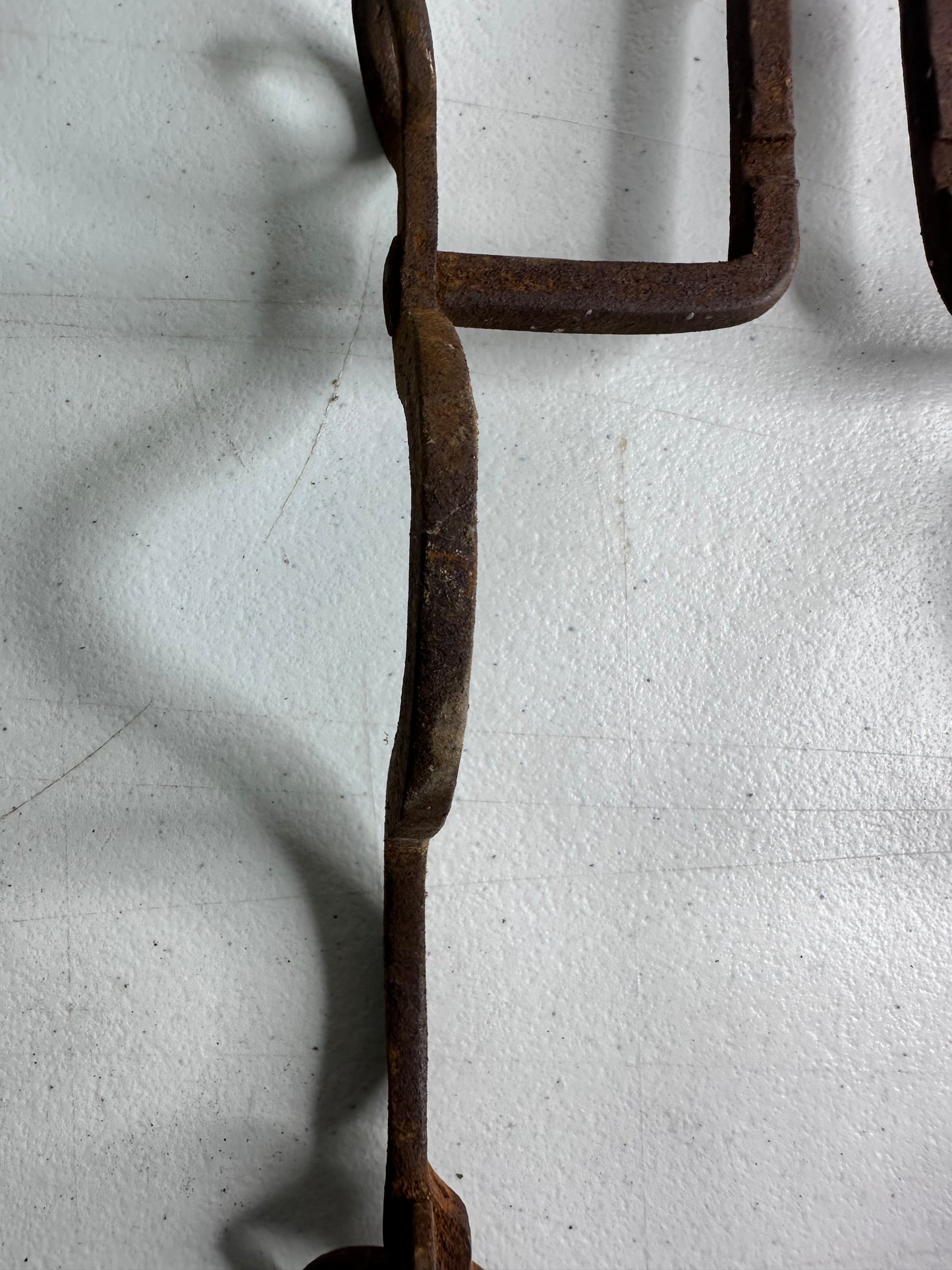 Antique 1800s Iron Horse Curb Bit - Rustic Equestrian Collectible