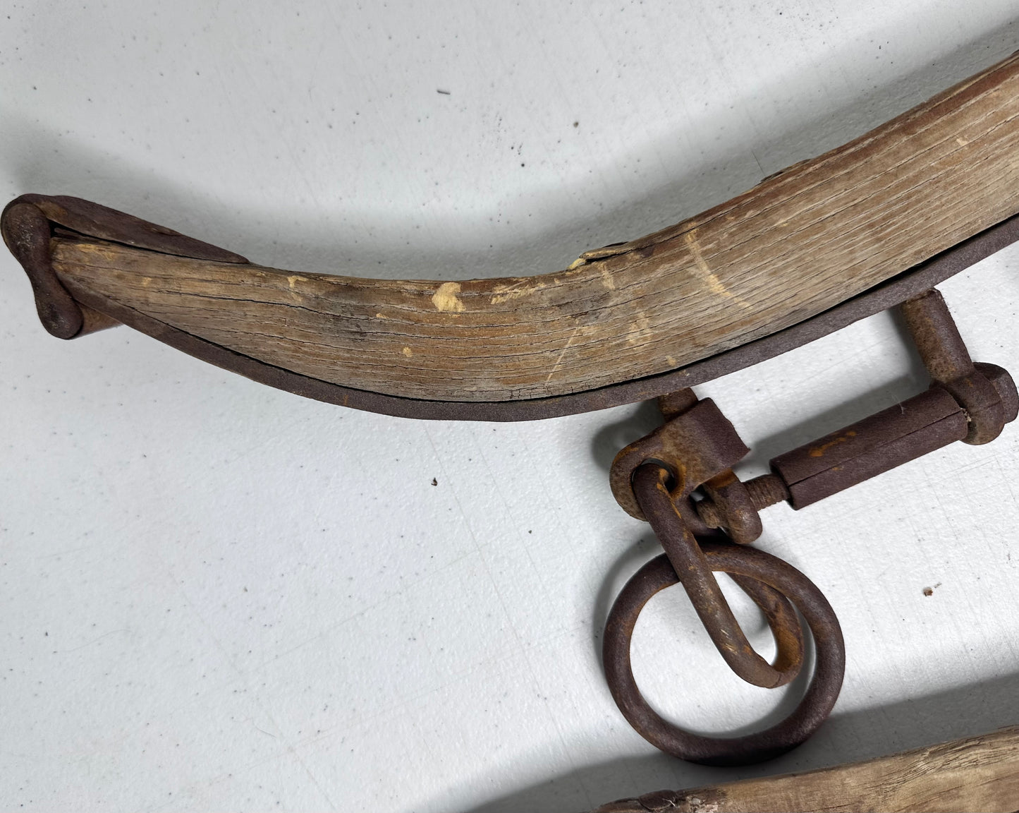 Antique Horse-Drawn Sleigh Runners/Yokes – Vintage Equestrian Collectible