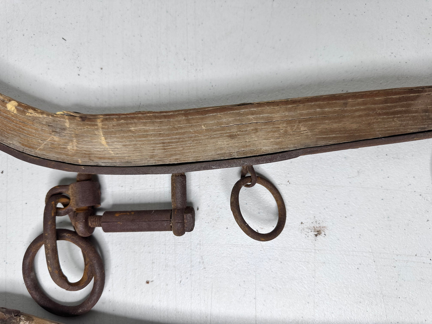 Antique Horse-Drawn Sleigh Runners/Yokes – Vintage Equestrian Collectible