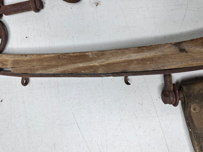 Antique Horse-Drawn Sleigh Runners/Yokes – Vintage Equestrian Collectible