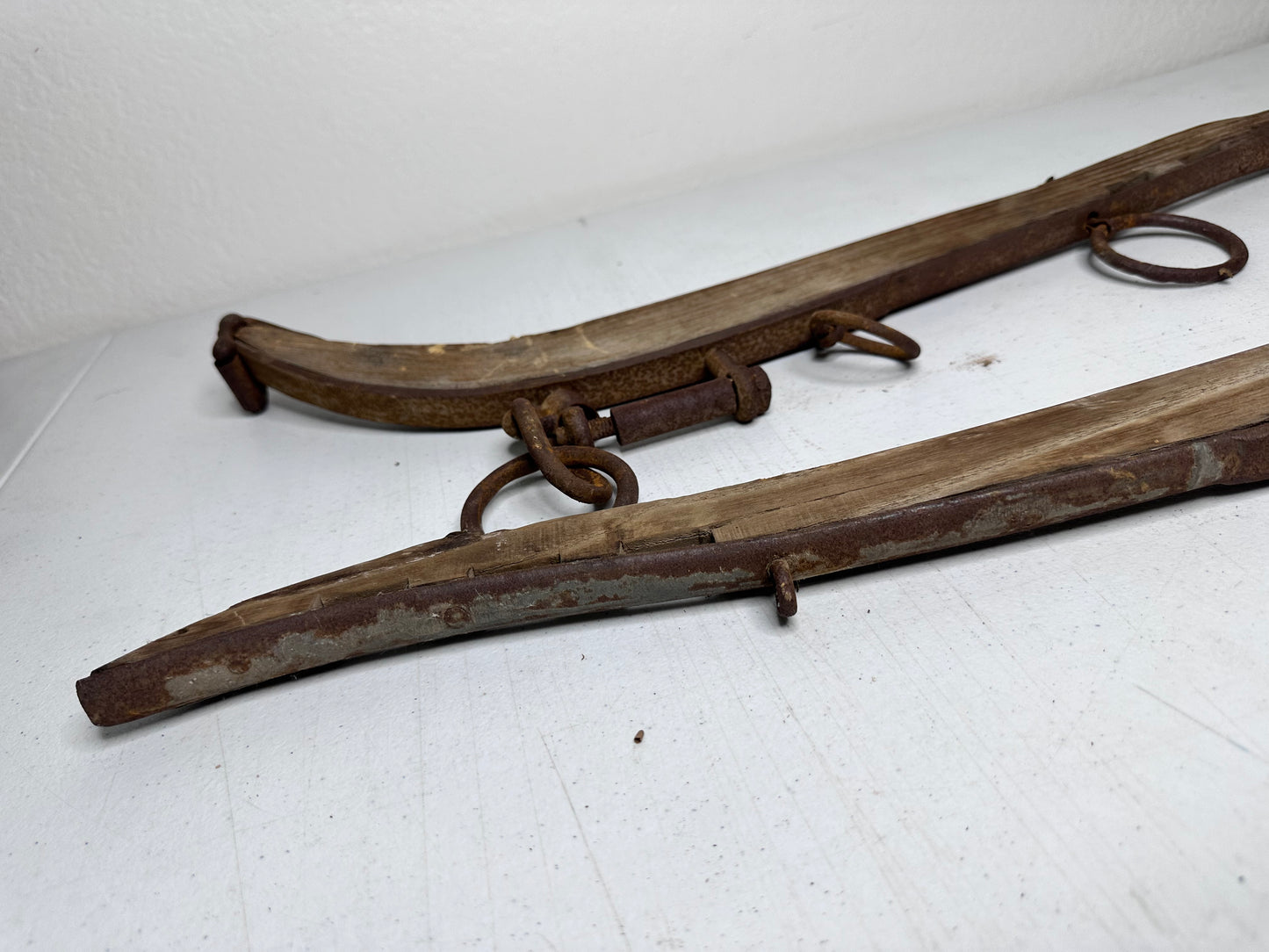 Antique Horse-Drawn Sleigh Runners/Yokes – Vintage Equestrian Collectible